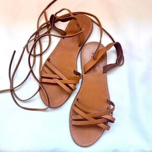 Madewell Brown Strappy Sandals